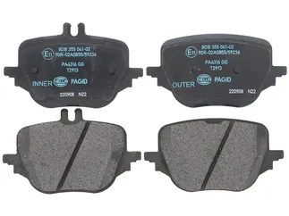 Hella Pagid Rear Disc Brake Pad Set - 0004209505